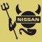  Nissan devil autós matrica